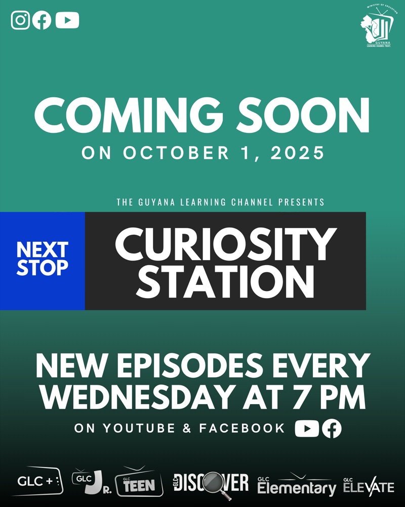 Guyana Learning Channel — Curiosity Station key art